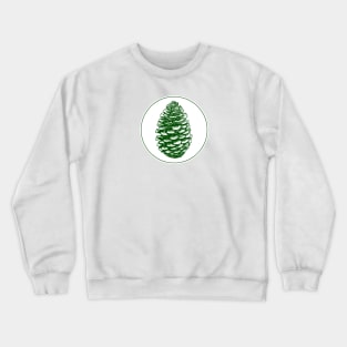 Pinecone - Green Crewneck Sweatshirt